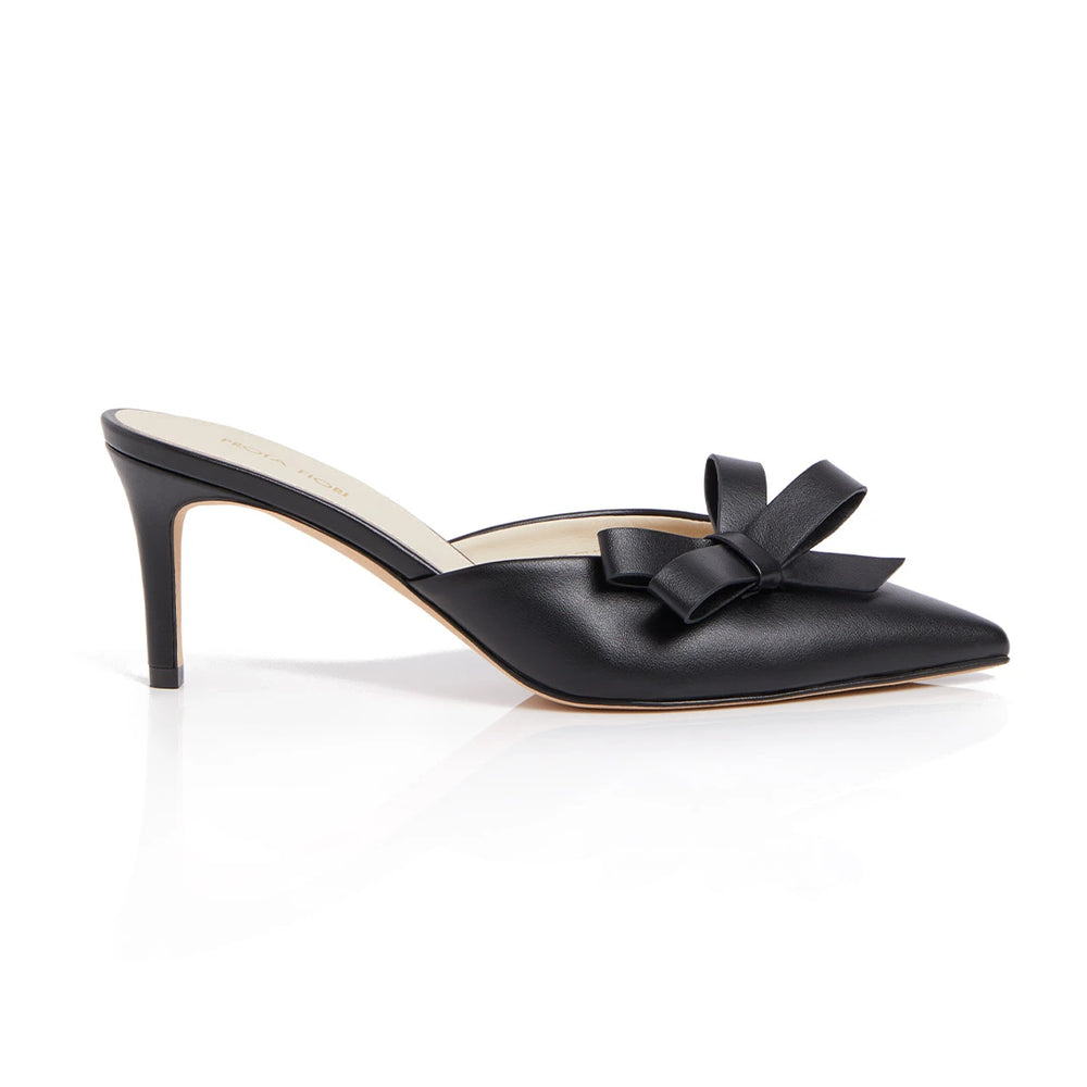 【PORTERNA】Hei Flower Mules DHgate.com:Satin Pearl Flower Mules | Pointed Toe Slip-On