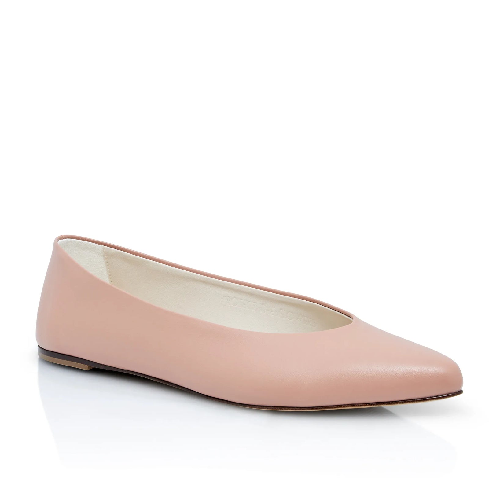 Light pink ballet fashion flats