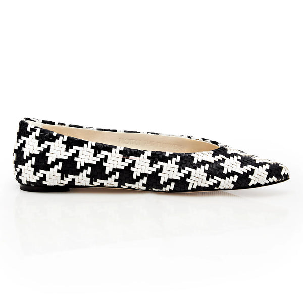 Animal Prints with Clear Sides Ballerina Flats 