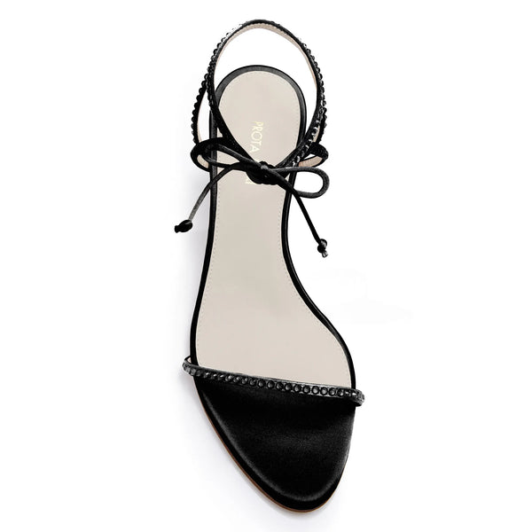 CLOVER SCINTELLE MIDNIGHT 75MM SANDAL
