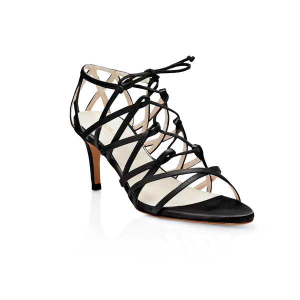 COSMOS MIDNIGHT 75MM CAGE SANDAL